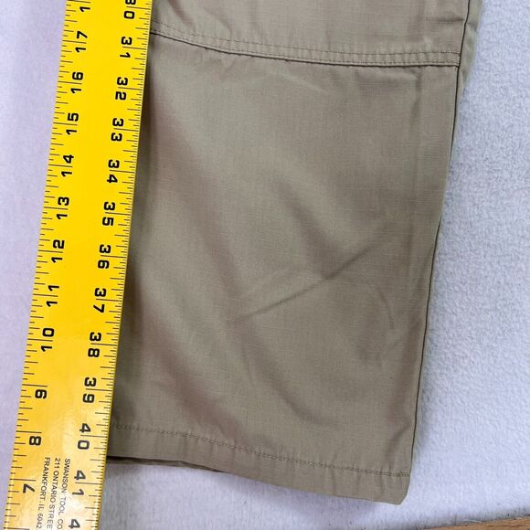 511 Tactical Pants Mens 36 Beige Cargo Paratrooper Gorpcore Straight Leg Ripstop - Picture 4 of 14